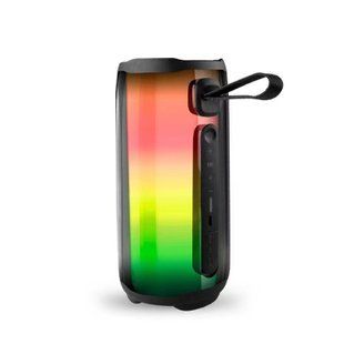 Портативная колонка Pulse 5 BT/TF/FM/AUX/USB с подсветкой 8 Вт, черная PULSE5B фото