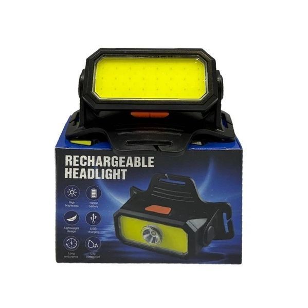 Налобный светодиодный фонарь Bailong BL-5102 с аккумулятором 18650, USB-зарядкой, 6 режимами и регулируемым углом наклона BL5102 фото