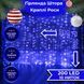 Светодиодная 3x2м гирлянда-штора Роса 200 LED, синяя 173302BL фото 1