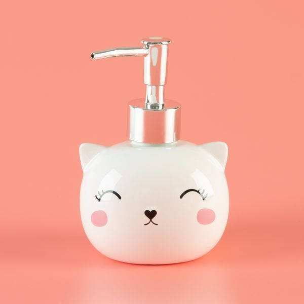 Диспенсер для рідкого міла Cute Cat 250 мл BA-19 фото