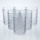 Набір склянок для напоїв Matrix Glass 6 штук по 195 мл HP-17-42 фото 1