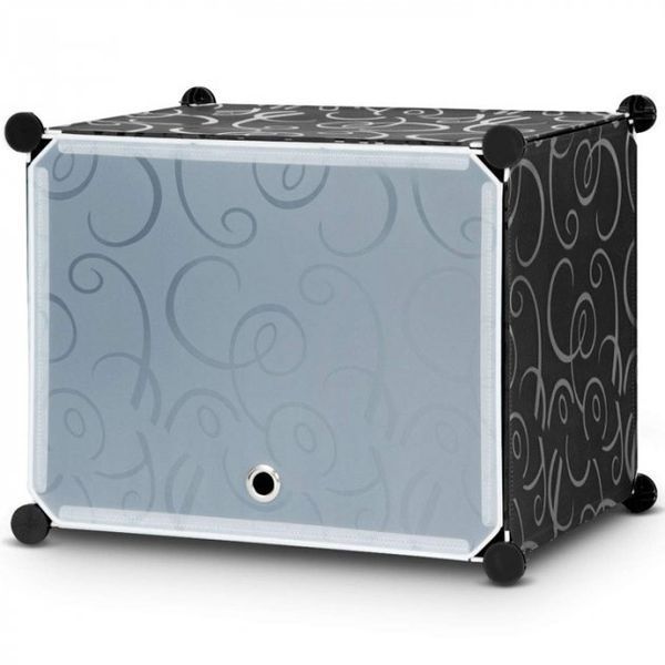 Складной шкаф Storage Cube Cabinet МР 28-51 Пластиковый шкаф &ndash; органайзер для вещей, 146х76x37 см 52222/1 фото