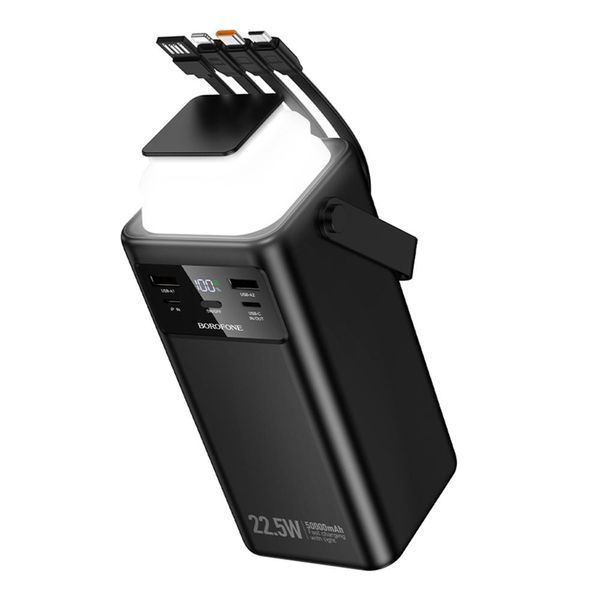 Павербанк 50000mAh Borofone BJ65A High 22.5W+PD20W+four-cables ЦУ-00047342 фото