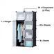 Складной шкаф Storage Cube Cabinet МР 28-51 Пластиковый шкаф &ndash; органайзер для вещей, 146х76x37 см 52222/1 фото 4