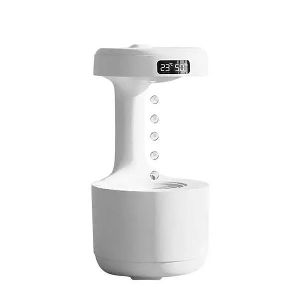 Зволожувач повітря портативний Kinscoter DQ-011 Anti Gravity Humidifier електричний 800 мл White iC227 iC227 фото