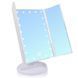 Потрійне косметичне дзеркало для макіяжу з підсвіткою LED Magnifying Mirror 56781/10 фото 5
