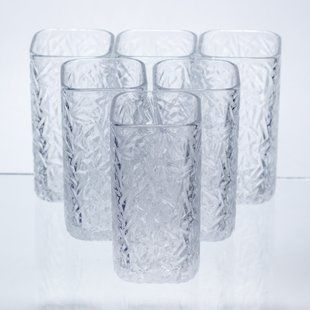 Набор стаканов для напитков Matrix Glass 6 штук по 245 мл HP-17-46 фото