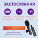 Беспроводной петличный микрофон K9 для iOS и Android, черный HP176092 фото 4