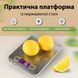Ваги кухонні електронні SF-2012 до 5 кг з плоскою платформою на батарейках, срібло ZD3SL фото 9