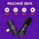 Беспроводной петличный микрофон K9 для iOS и Android, черный HP176092 фото 7