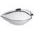 Супница 800 (мл) фарфоровая 32&times;21&times;16 (см) с крышкой Белый с серебром XL-4054AS фото