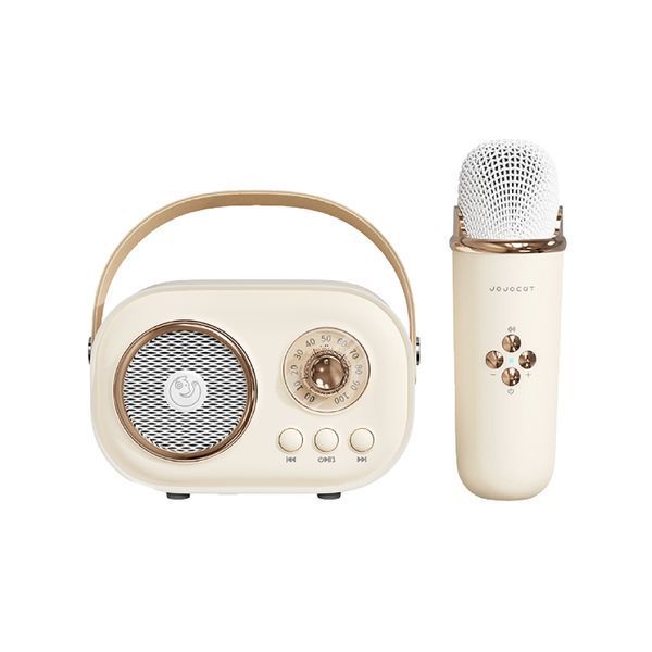 Портативная колонка с микрофоном Platinum C-20 BT/TF/USB/FM влагозащищенная 5 Вт, бежевая C20P фото