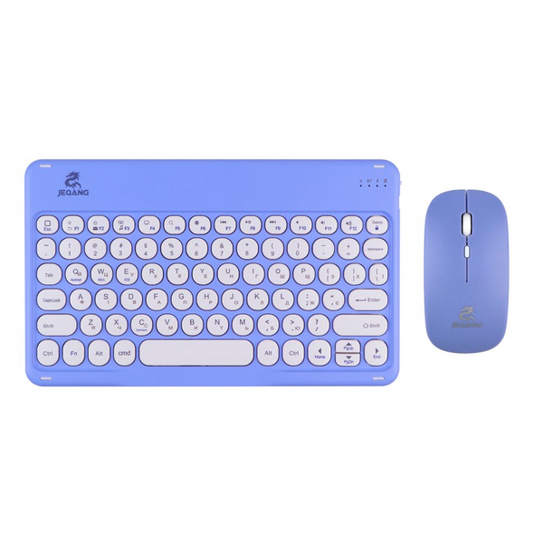 Комплект Bluetooth-клавіатура та миша MOUSE&KEYBOARD KIT фіолетова ЦУ-00040503 фото