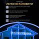 Уличная гирлянда бахрома 20 (м) 280 led светодиодов наружная синий белый провод 20MWBL фото 6