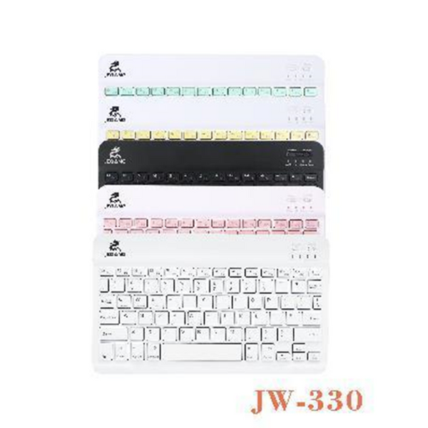 Клавиатура беспроводная JEQANG JB-330 bluetooth для планшета телефона Черный ЦУ-00042757 фото