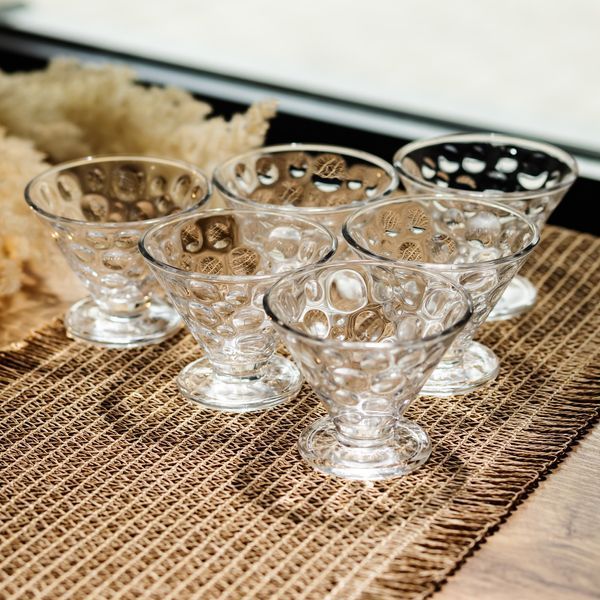 Набор креманок на ножке Dessert Bowl 6 штук по 180 мл HP-17-53 фото