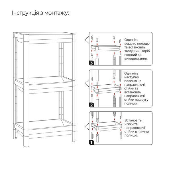 Этажерка 3-уровневая FH-22/3 фото