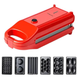 Мультипекар 6 в 1 Sokany SK-BBQ-836 700 Вт антипригарне покриття Червоний