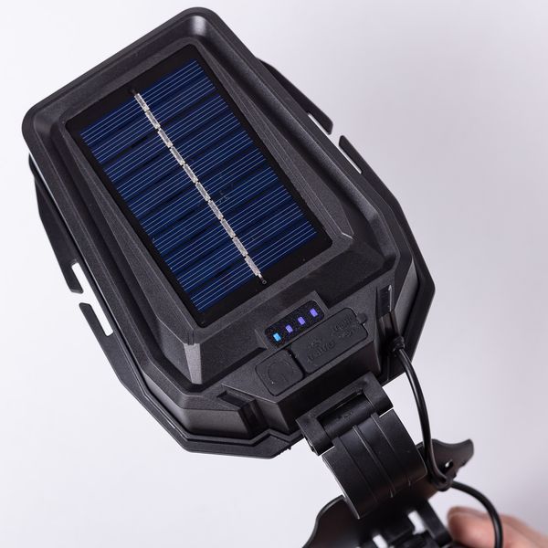 Налобный фонарь аккумуляторный с быстрой зарядкой 16х10х13 см LED зарядка от солнечной панели HP-JG-5 фото