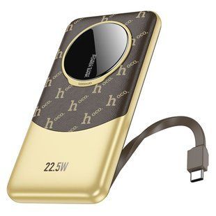 Павербанк 10000mAh Hoco Q29 Nobility 22.5W+PD20W with cable(Type-C) коричневый ЦУ-00045085 фото