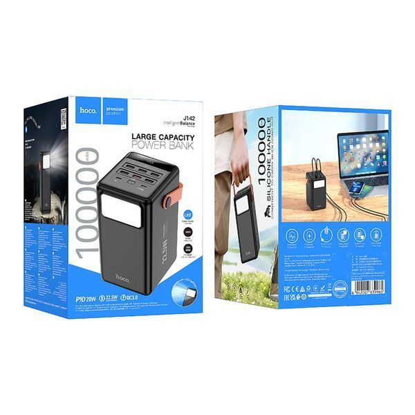 Павербанк Hoco J142 Surpass 22.5W+PD20W 100000 mAh ЦУ-00045245 фото