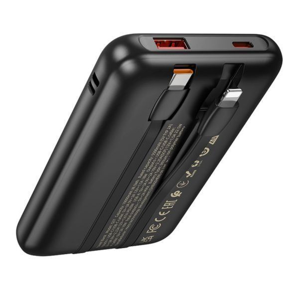 Павербанк Hoco Q37 Graceful 22.5W+PD20W with two cables 10000mAh ЦУ-00046021 фото
