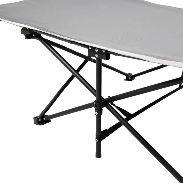 Кровать раскладная туристическая 185x60x50 см с стальным каркасом раскладушка складная для дачи кемпинга рыбалки SJ-0033G фото