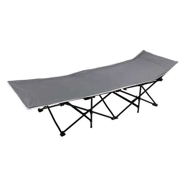 Кровать раскладная туристическая 185x60x50 см с стальным каркасом раскладушка складная для дачи кемпинга рыбалки SJ-0033G фото