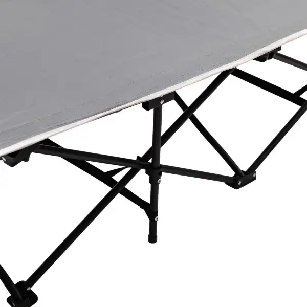 Кровать раскладная туристическая 185x60x50 см с стальным каркасом раскладушка складная для дачи кемпинга рыбалки SJ-0033G фото