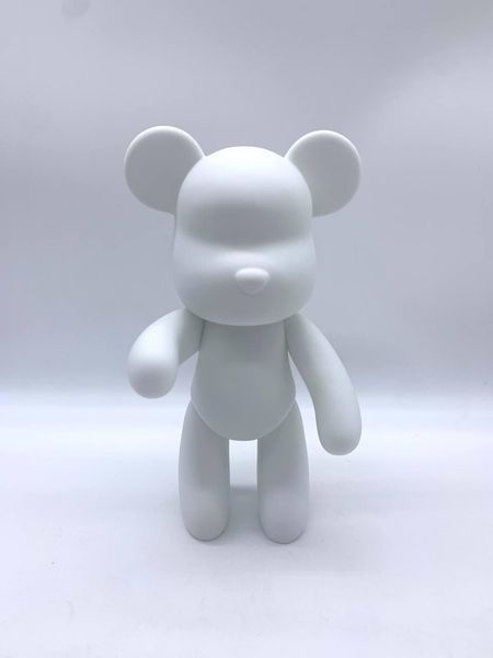 Креативный флюидный медвежонок Bearbrick 23 см с красками, желтый BLUE23 фото