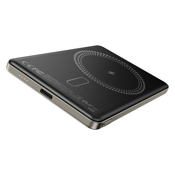 Мобільна Батарея Ridea RP-M5 MAGPRO QC/PD 20W, QI 15W with Magnetic 5000mAh Сiрий ЦУ-00044779 фото