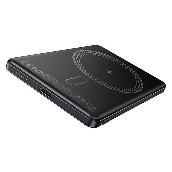 Мобільна Батарея Ridea RP-M5 MAGPRO QC/PD 20W, QI 15W with Magnetic 5000mAh Сiрий ЦУ-00044779 фото