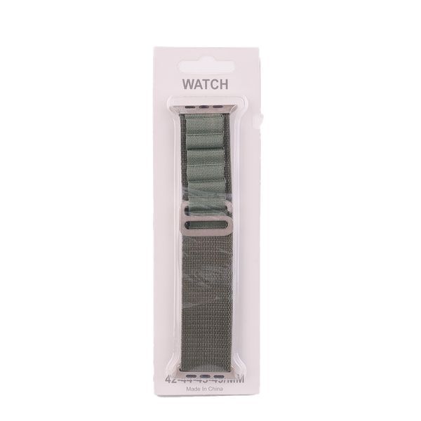 Ремінець нейлоновий до годинника SmartX Ultra / Apple Watch кріплення на 42/44/45/49 мм, зелений UR160GR фото