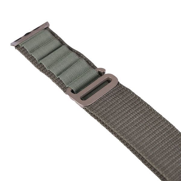 Ремінець нейлоновий до годинника SmartX Ultra / Apple Watch кріплення на 42/44/45/49 мм, зелений UR160GR фото