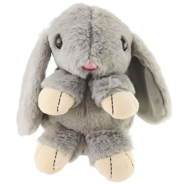 Мягкая игрушка, музыкальный заяц GREY на аккумуляторе RABB17 фото
