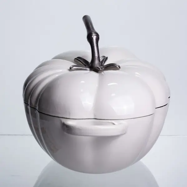 Каструля чавунна емальована Iron Tomato 2,5 л, білий HP-1-20-WHITE фото