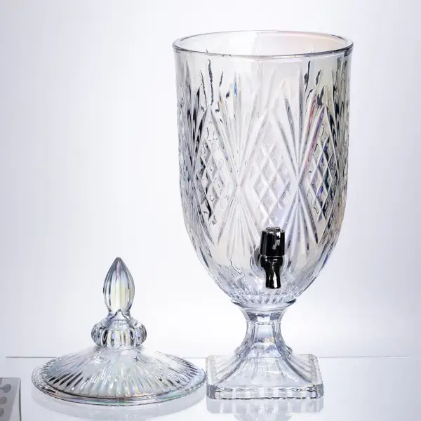 Лимонадниця із краном Crystal Trinity 5 літрів лимонадник диспенсер на підставці HP-19-303 фото