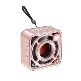 Портативная мини-колонка 5W BT/TF/USB/AUX 5 Вт, розовая DW12P фото