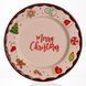 Новорічна тарілка з порцеляни Merry Christmas т &Oslash;27.5 см CR-1-39 фото 1