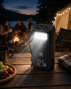 PowerBank Neobatta 60000 mAh 22.5W з LED підсвічуванням Gemei 2019941 фото