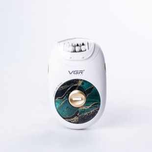 Епілятор жіночий VGR V-706 акумуляторний, малахіт HPV706GR фото
