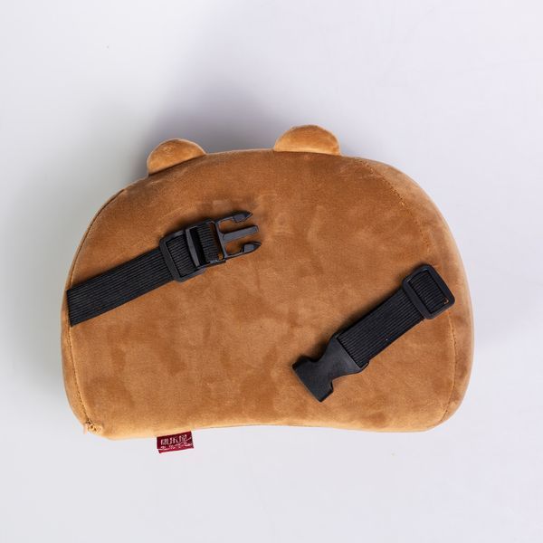 Подушка-підголівник Cookie Bear для подорожей коричневий HP-56-2BR фото