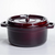 Кокотниця чавунна емальована каструля 4,5 л, бургунді бордовий  HP-FLG-11 burgundy фото