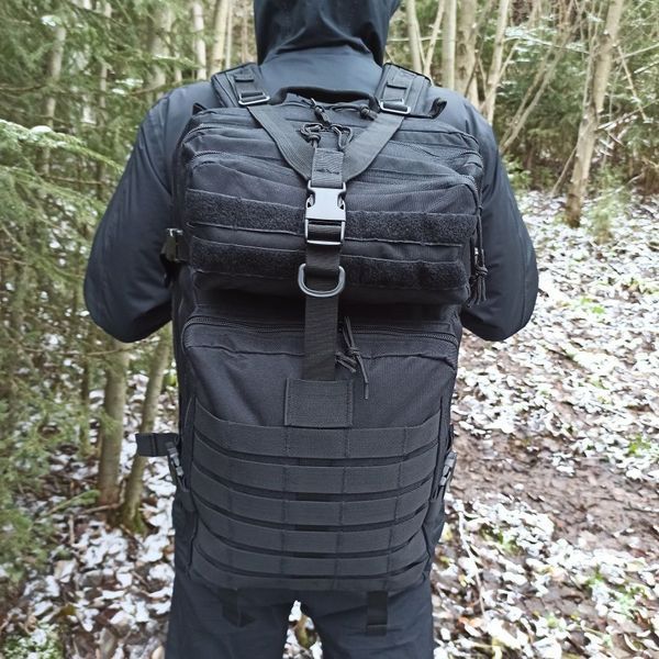 Рюкзак тактический 50 л, с подсумками Военный штурмовой рюкзак на MOLLE большой ws45611 фото