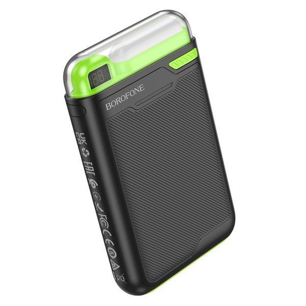 Повербанк Borofone BJ69 Skillful PD20W magnetic, night light 10000mAh Чорний ЦУ-00045369 фото
