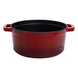 Кокотница чугунная эмалированная 4,5 л, красный HP-1-19-RED фото 5