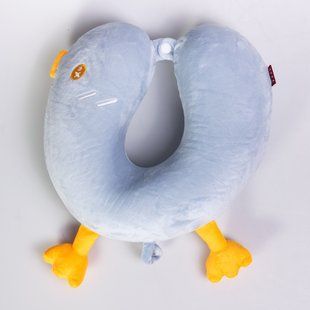 Подушка для шиї Duck U-подібна, блакитний HP-56-4BL фото