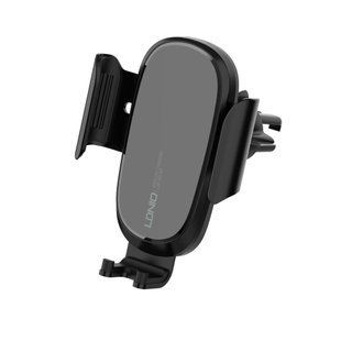Автомобільний зарядний пристрій автотримач LDNIO MW21 Wireless 15W Чорний ЦУ-00038339 фото