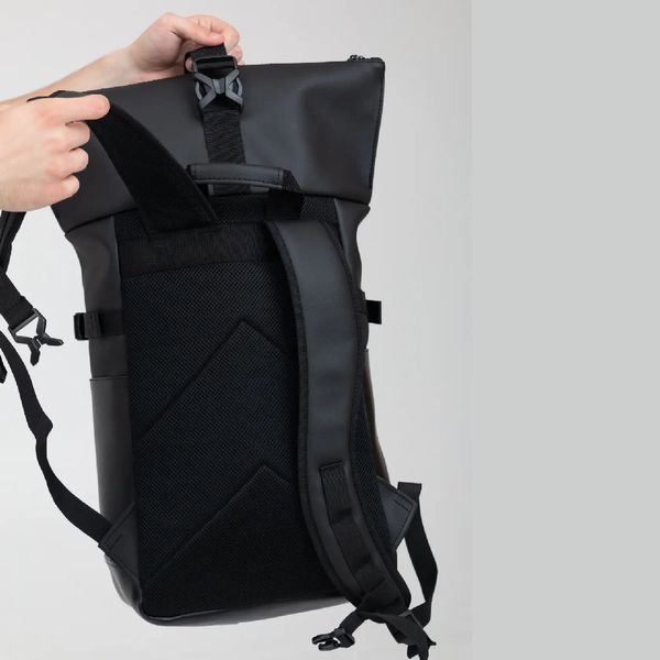 Рюкзак Rolltop мужской женский для путешествий и ноутбука, Ролтоп большой для города ws48652 фото