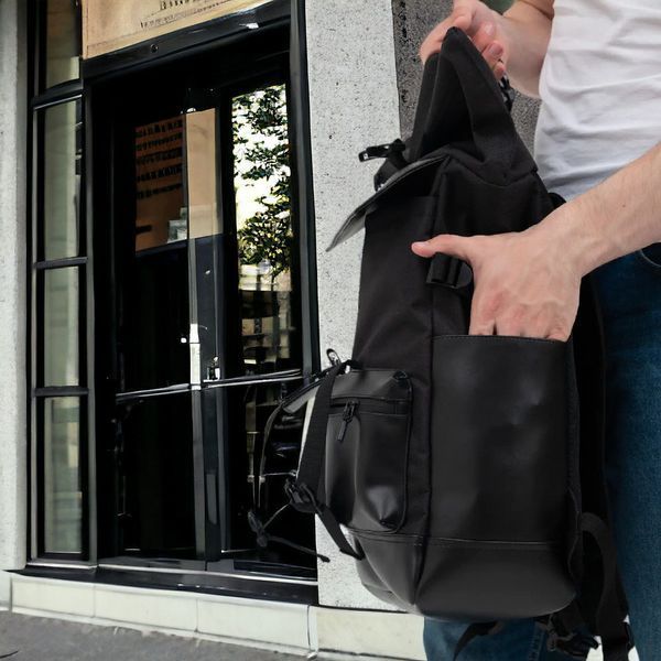 Рюкзак Rolltop мужской женский для путешествий и ноутбука, Ролтоп большой для города ws48652 фото